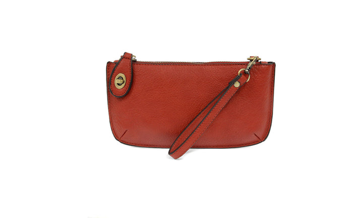 Crossbody Wristlet Clutch- Vegan Leather