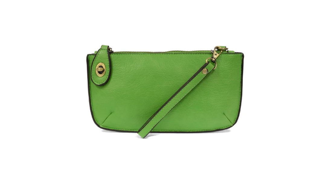 Crossbody Wristlet Clutch- Vegan Leather