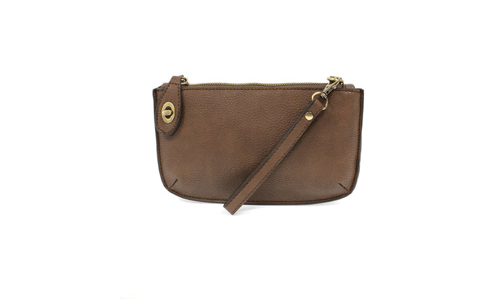 Crossbody Wristlet Clutch- Vegan Leather