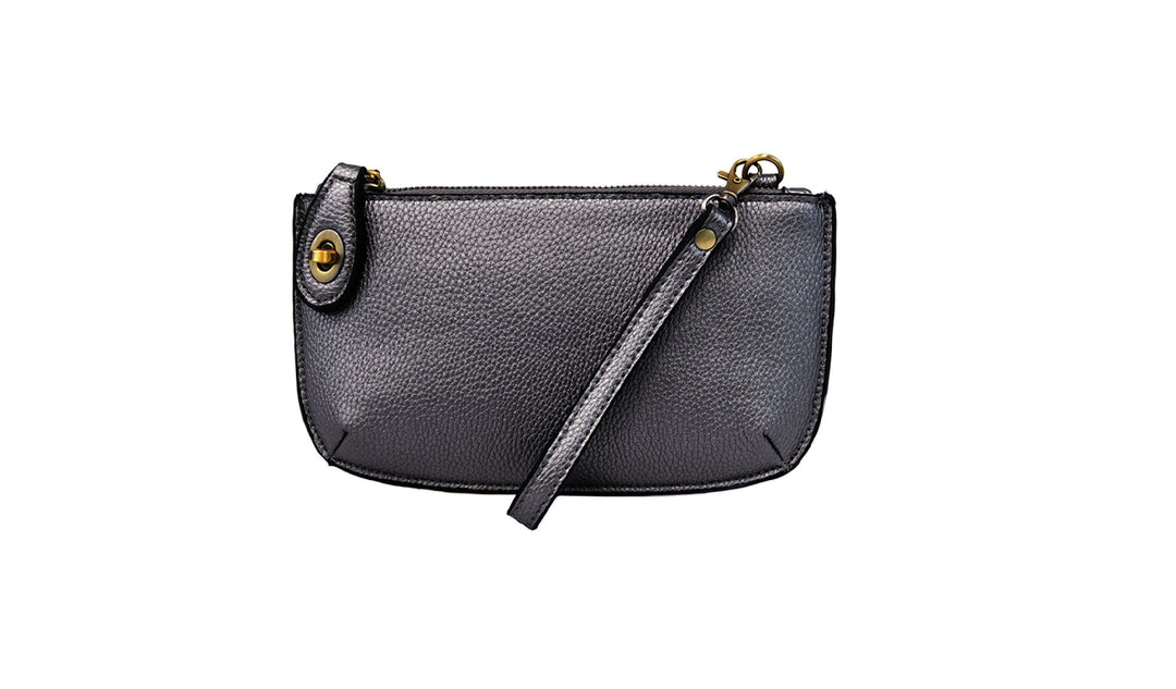 Crossbody Wristlet Clutch- Vegan Leather