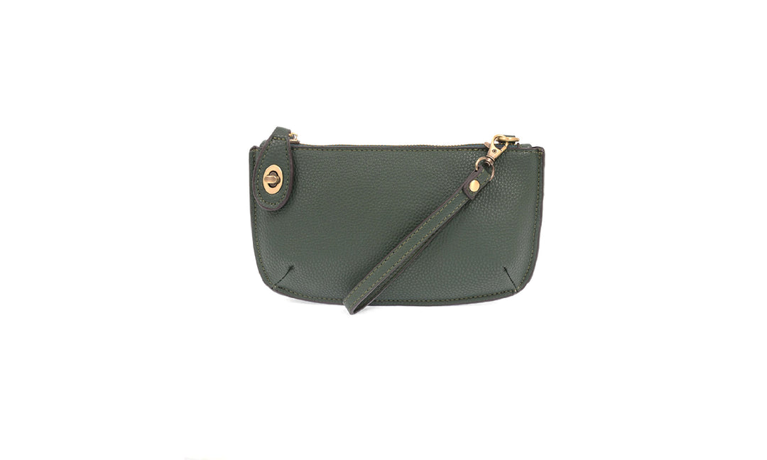 Crossbody Wristlet Clutch- Vegan Leather