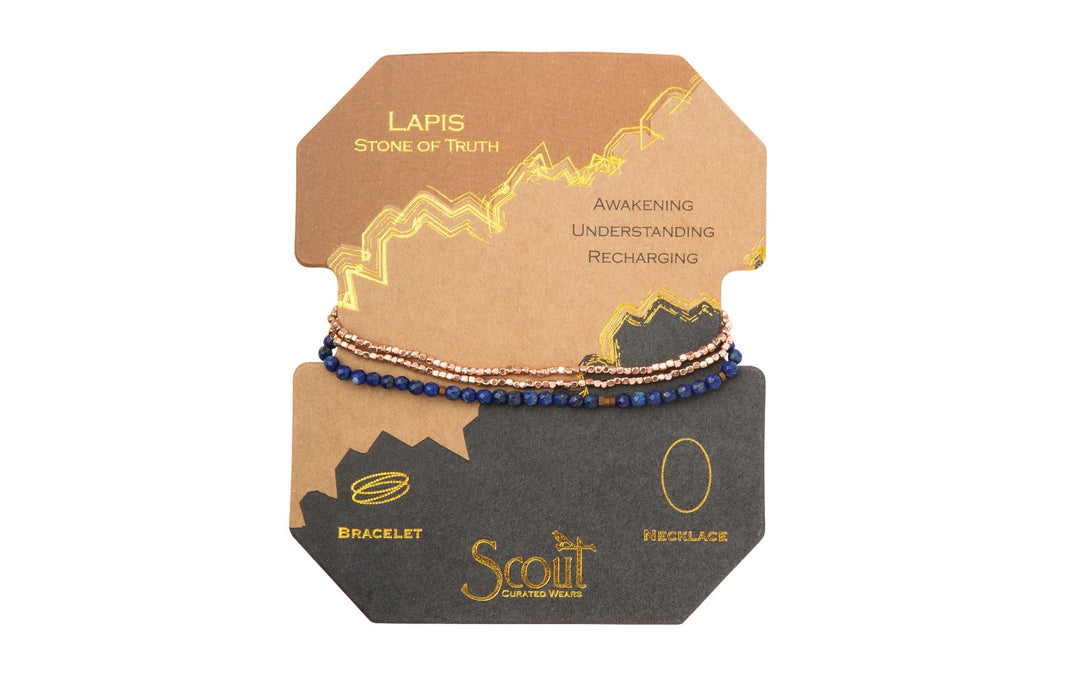 Delicate Stone Wrap Bracelet (many varieties)