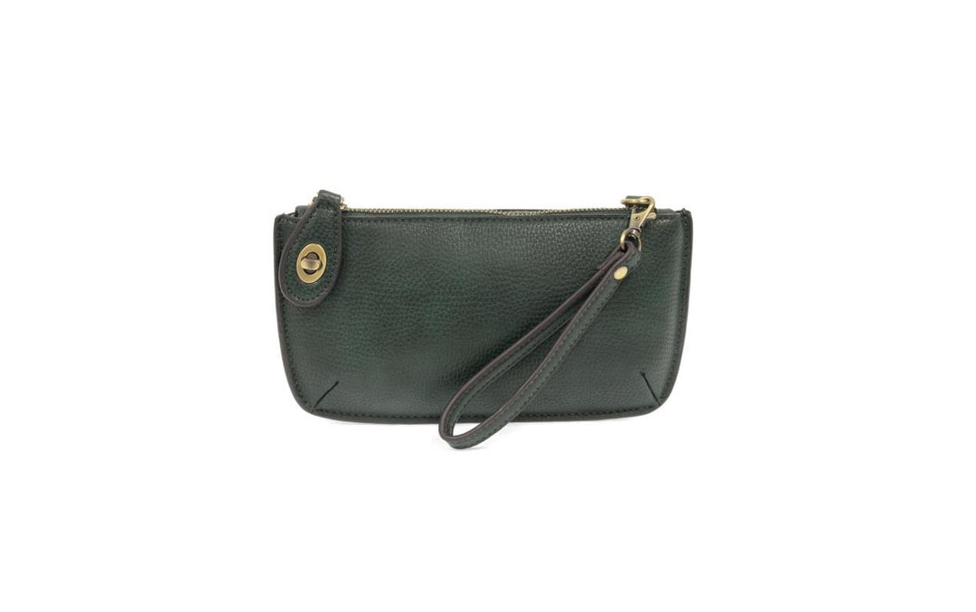 Crossbody Wristlet Clutch- Vegan Leather