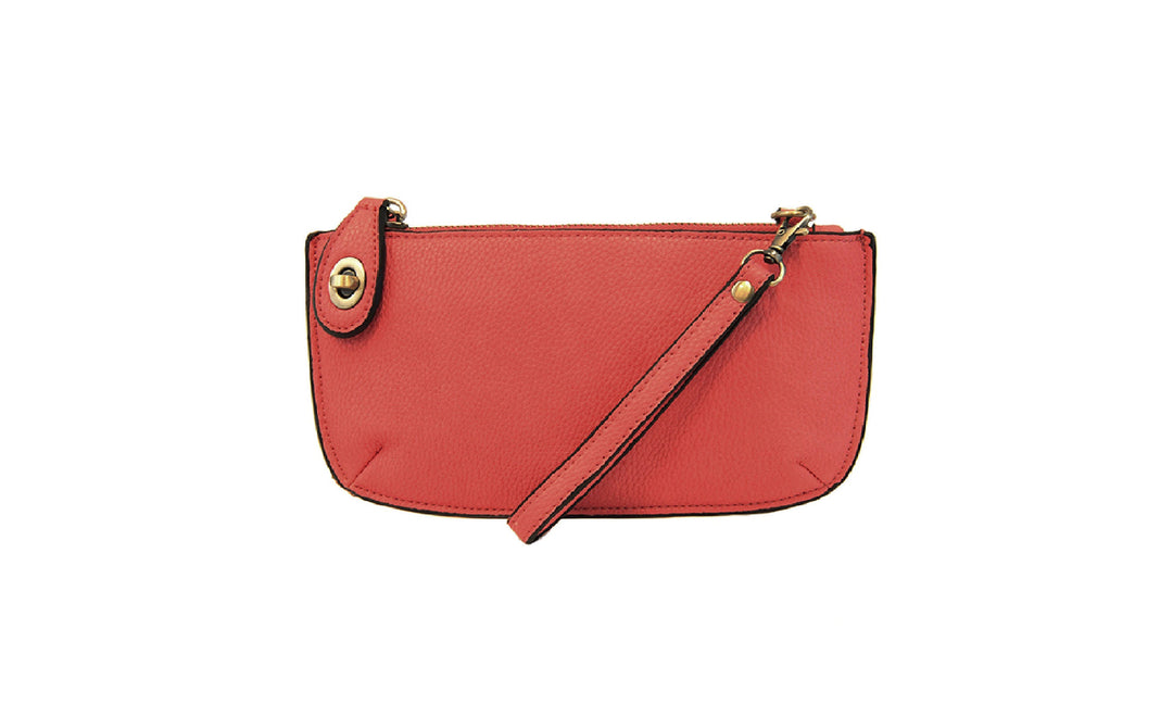 Crossbody Wristlet Clutch- Vegan Leather