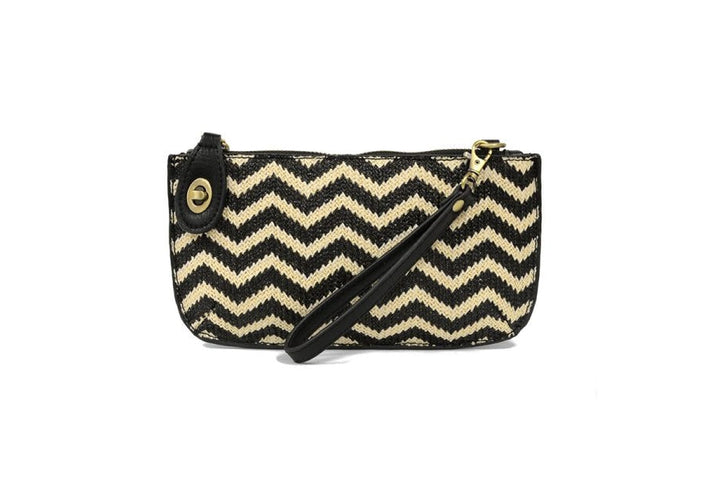 Straw Mini Crossbody/Wristlet Clutch