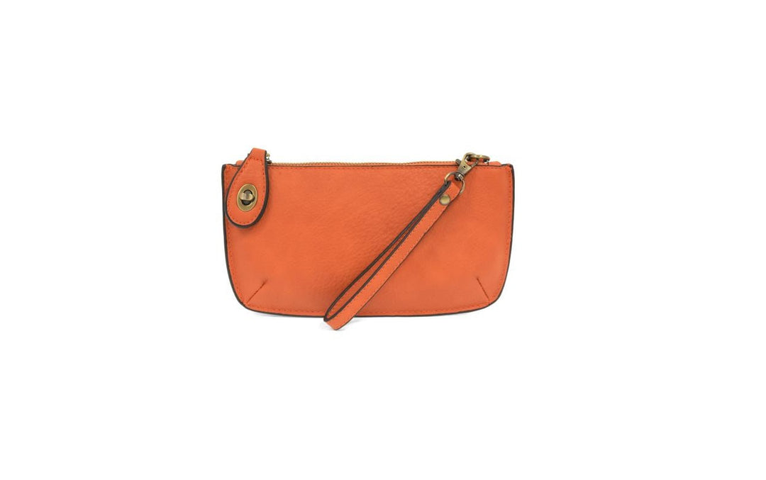 Crossbody Wristlet Clutch- Vegan Leather