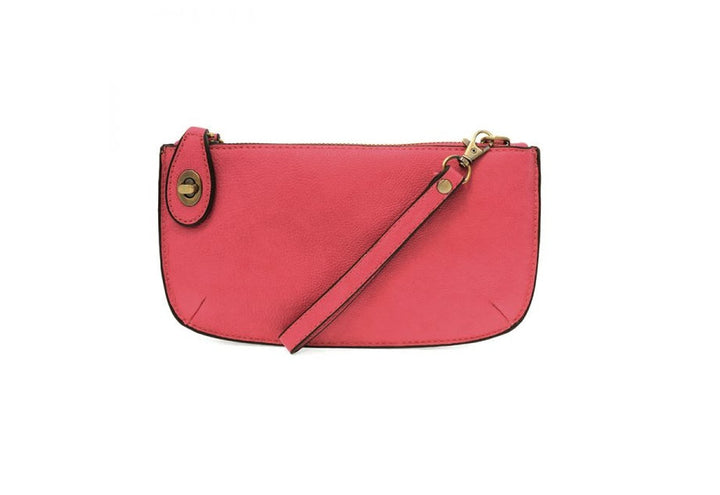 Crossbody Wristlet Clutch- Vegan Leather