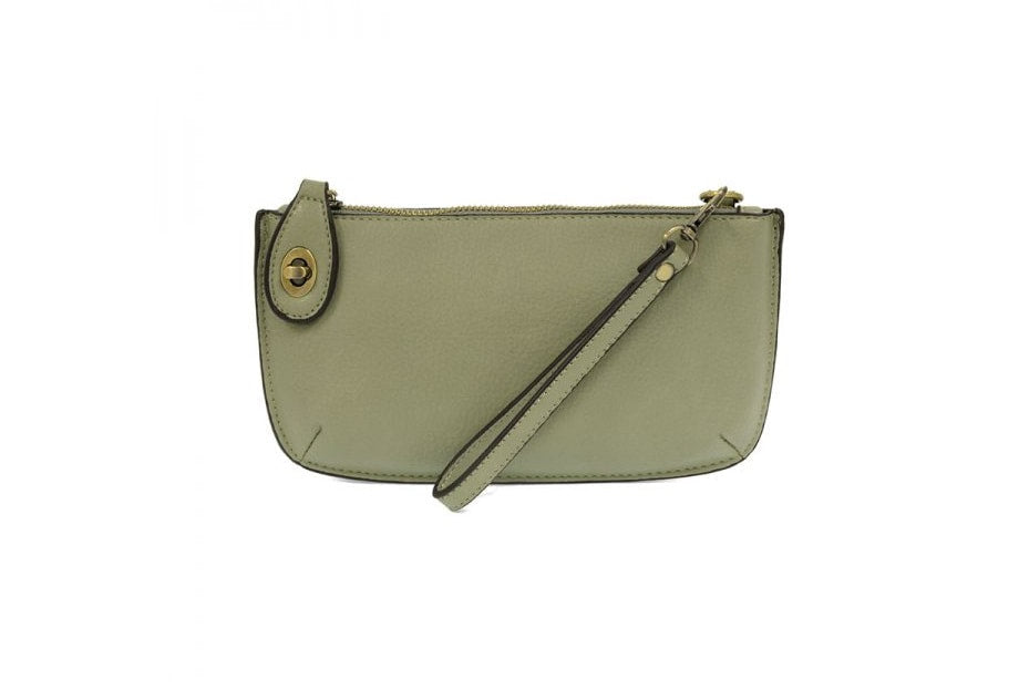 Crossbody Wristlet Clutch- Vegan Leather