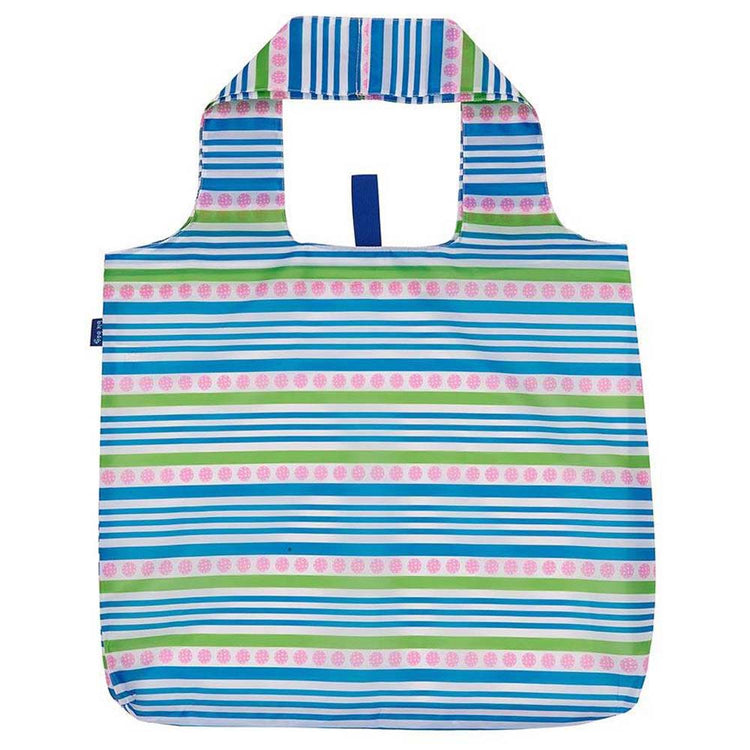 Pickleball Stripe Reusable Shopping Bag-Machine Washable