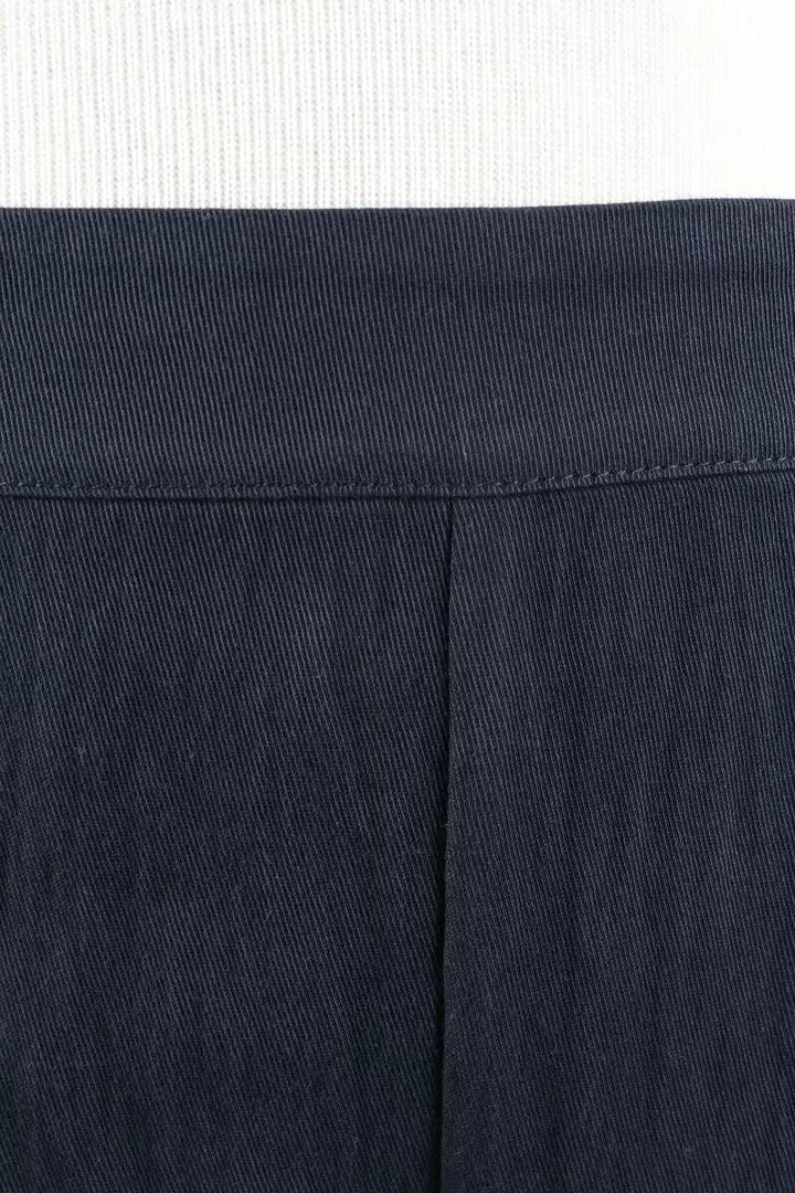 Tencel Pleat Pocket Pant in Black