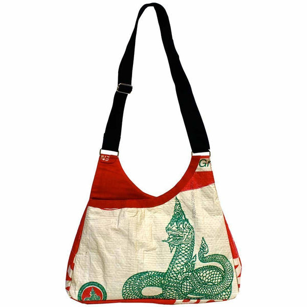 Serpent Triangle Recycled Cement Shoulder Bag