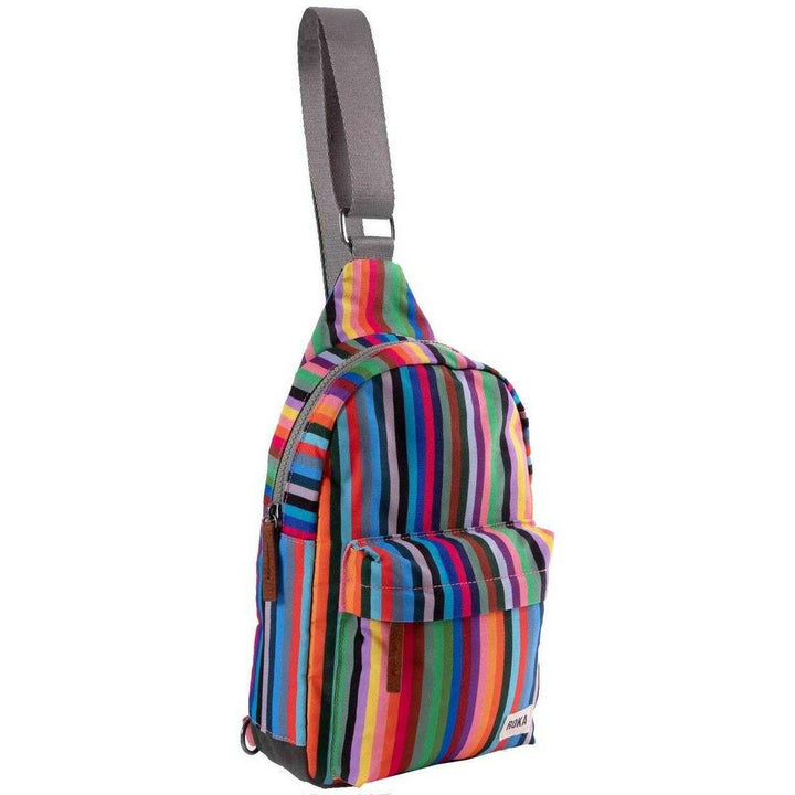 Willesden B Multi Stripe Recycled Canvas Bag