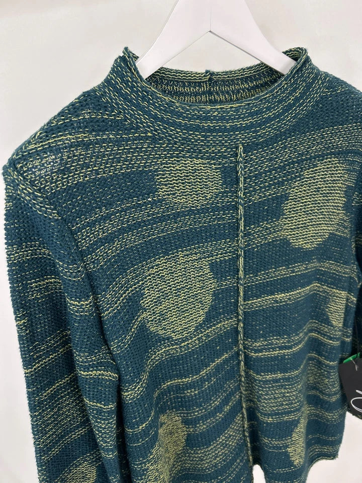 Connect The Dots Tunic Sweater in Spruce