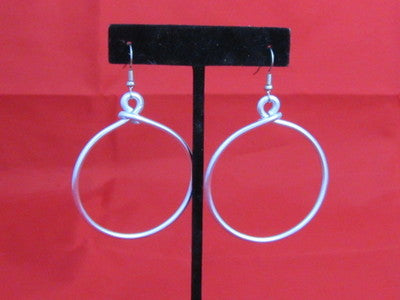 Single Hoop in Silver
