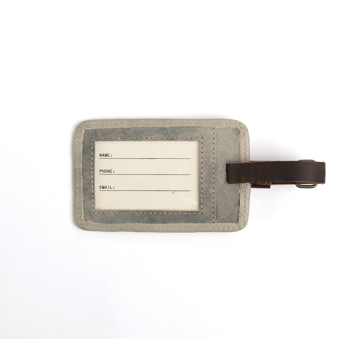 When You Put Love Out Leather Luggage Tag - 5”x3