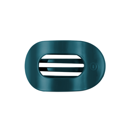 Round Flat Hair Clip | Medium | Teal