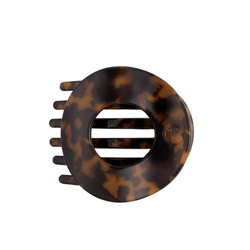 Flat Circle Hair Clip | Large | Tortoise