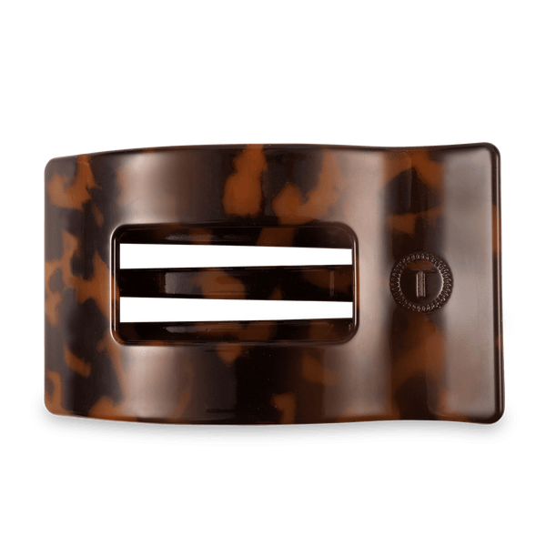 Rectangle Flat Hair Clip | Large | Tortoise