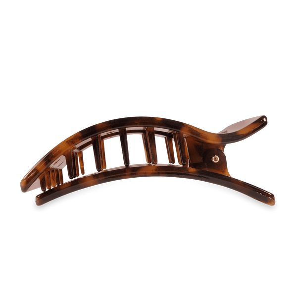 Rectangle Flat Hair Clip | Large | Tortoise