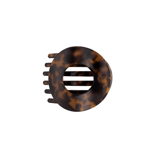 Flat Circle Hair Clip | Medium | Tortoise