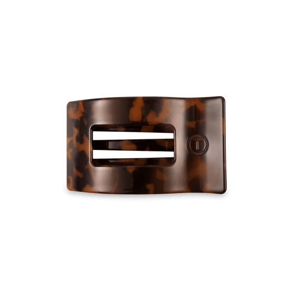 Rectangle Flat Hair Clip | Small | Tortoise