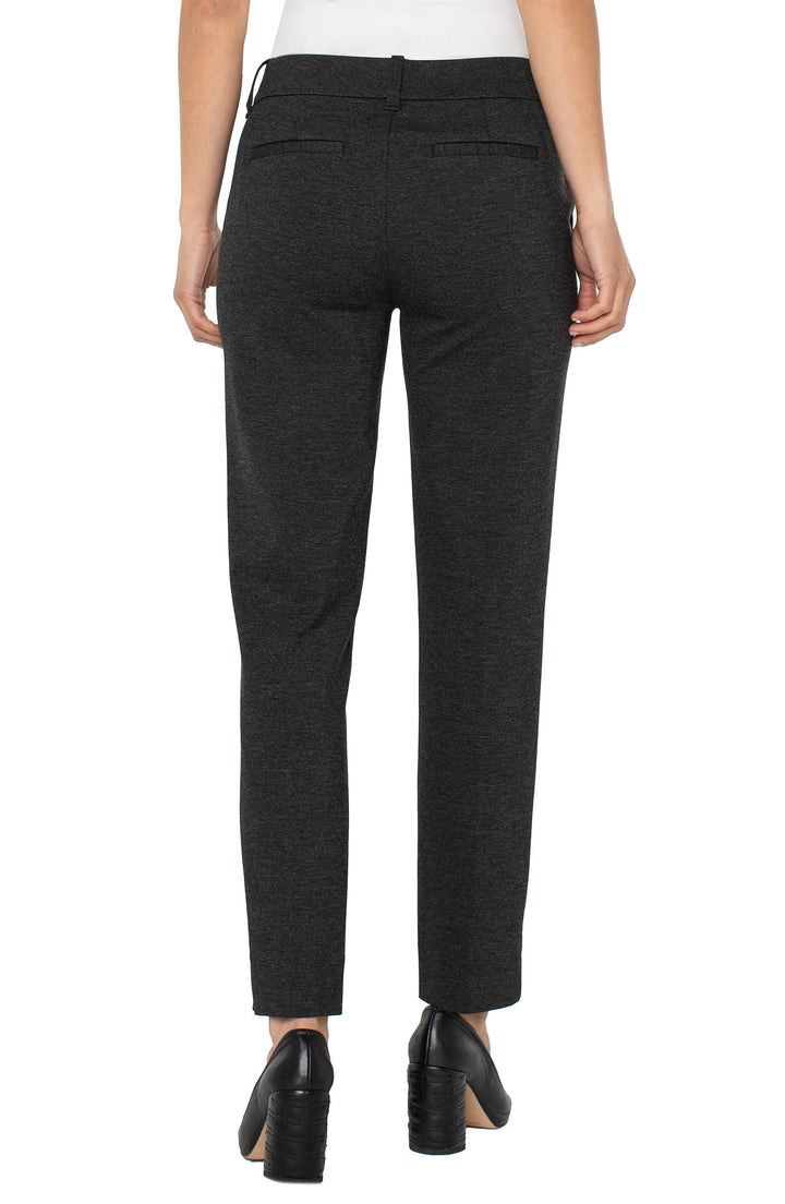 Gemma Cigarette Trouser in Heather Charcoal
