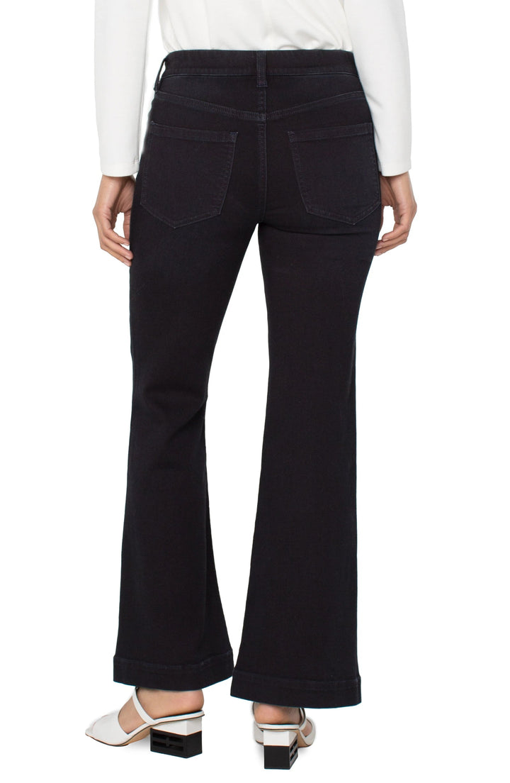 The Gia Glider Flare With Wide Hem in Apollo