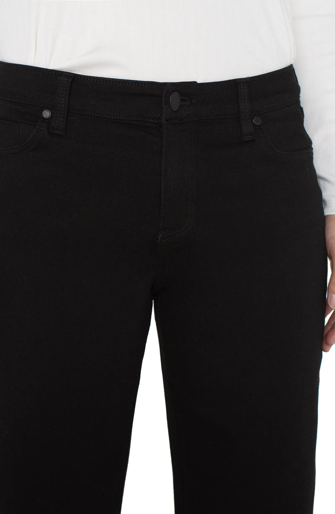 Stride Crop Wide Leg in Black