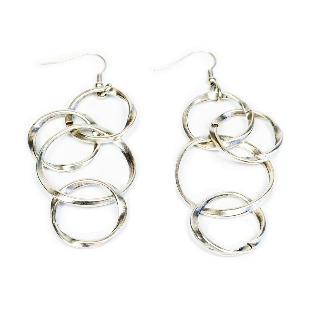Row of Circles Earrings
