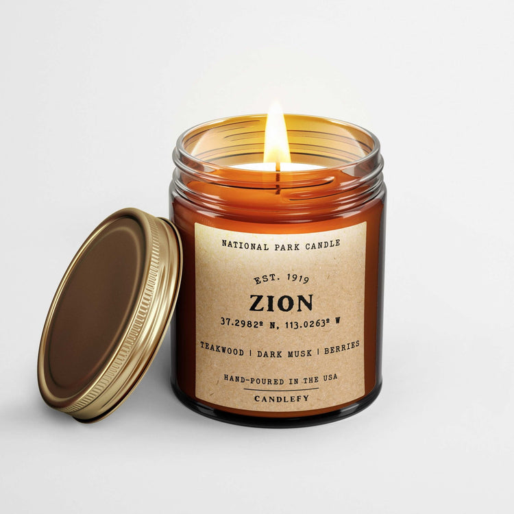 Zion Canyon National Park Candle