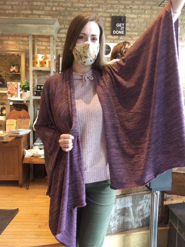 Heather Jersey Wrap
