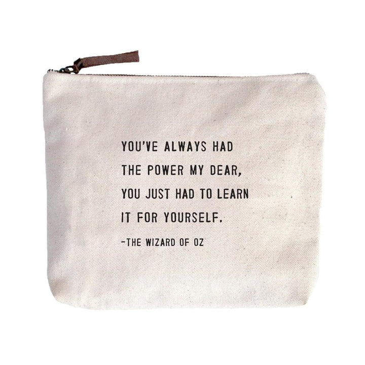 Canvas Zipper Bag - The Wizard of Oz