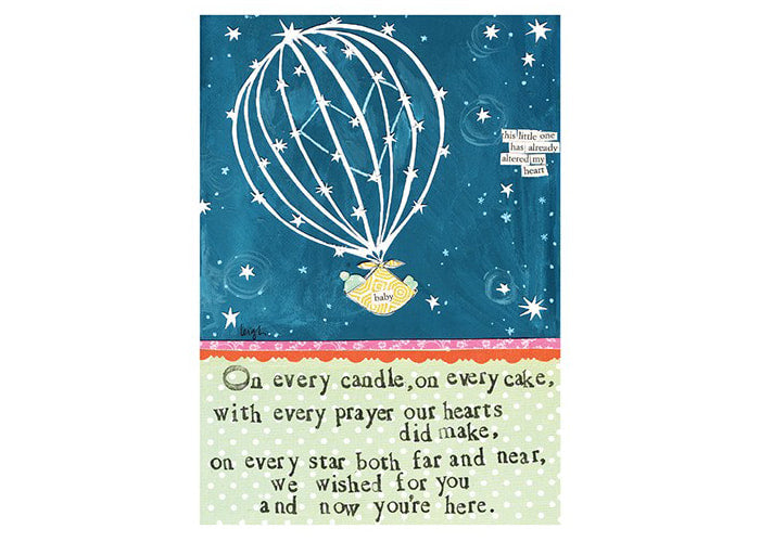 Wished For You New Baby Card