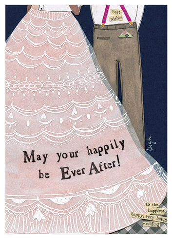 Happily Ever After Wedding Card