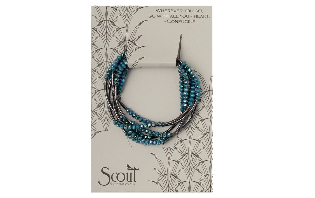 Scout Wrap : Peacock/Hematite