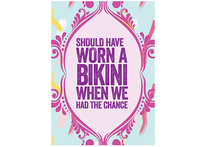 Bikini Birthday Card