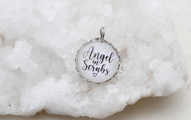 Angel in Scrubs Bubble Charm
