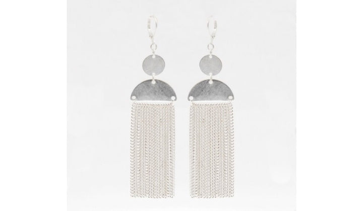 Half Moon Fringe Earring