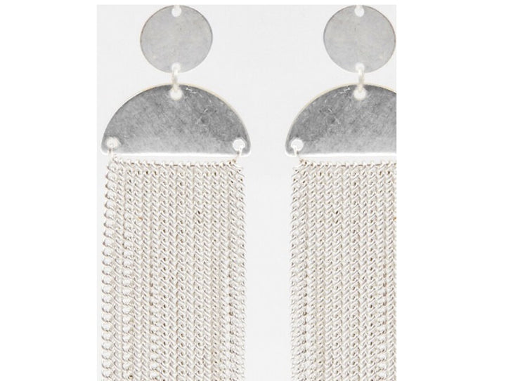 Half Moon Fringe Earring