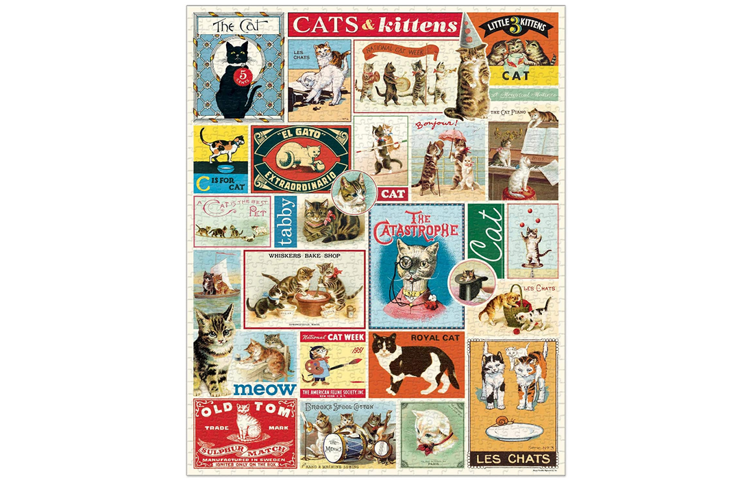 Vintage Cats & Kittens - 1,000 Piece Puzzle