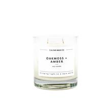 Oakmoss + Amber Glass Tumbler Candle