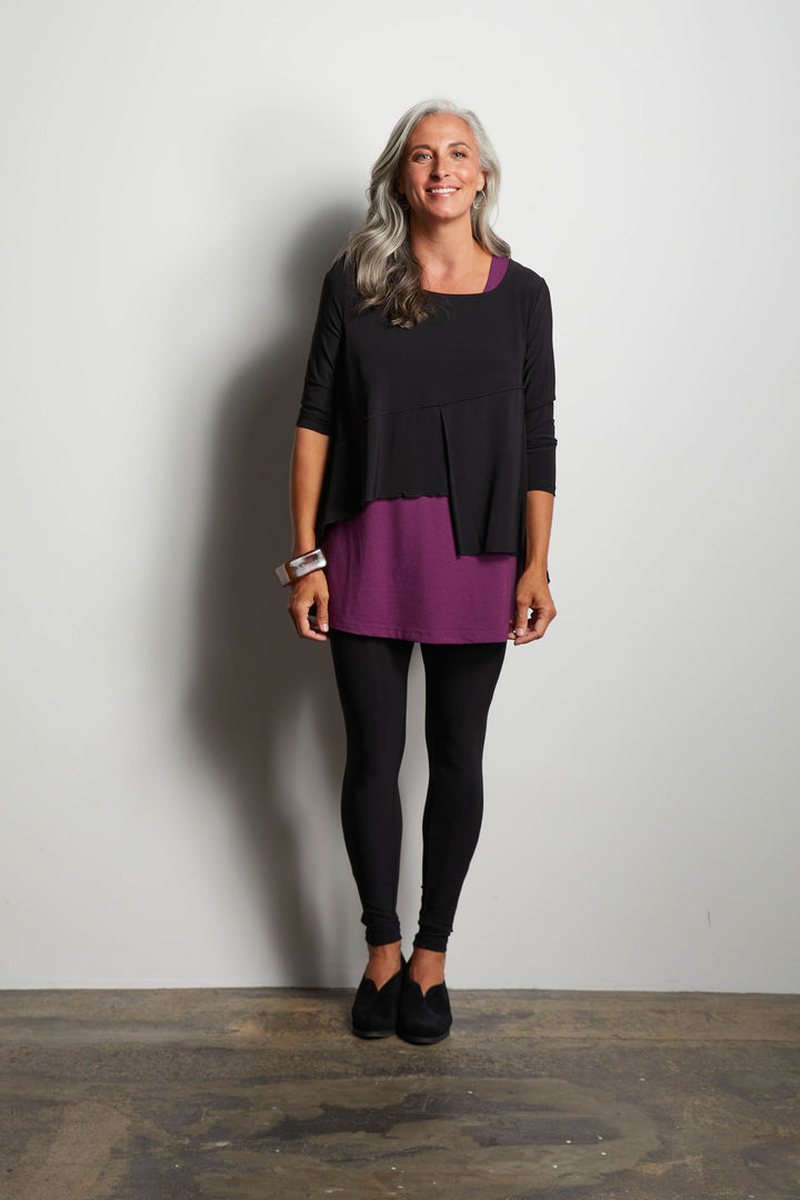 Foundation Knit Legging in Black
