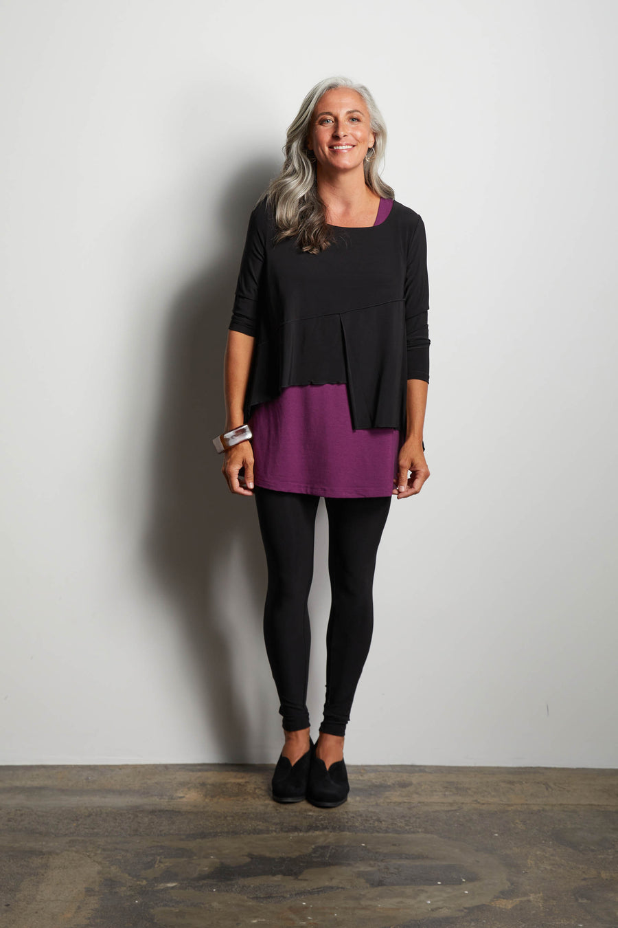 Foundation Knit Legging in Black