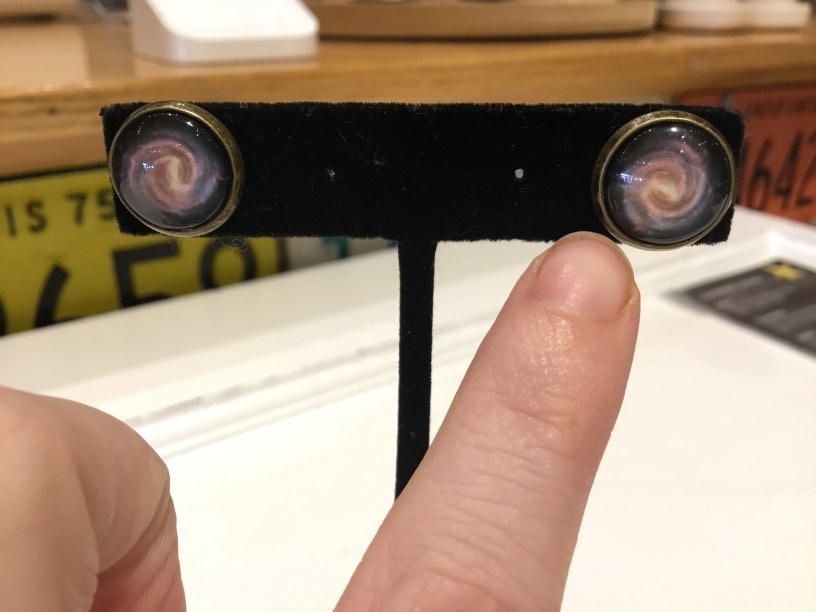Outer Space Earrings (stud post)
