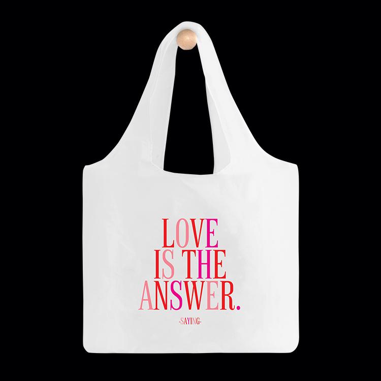'Love is the Answer' Reusable Bag
