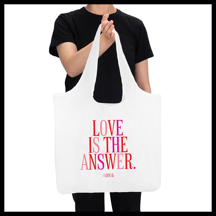 'Love is the Answer' Reusable Bag