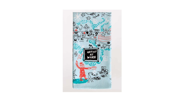 Artist At Work Dish Towel