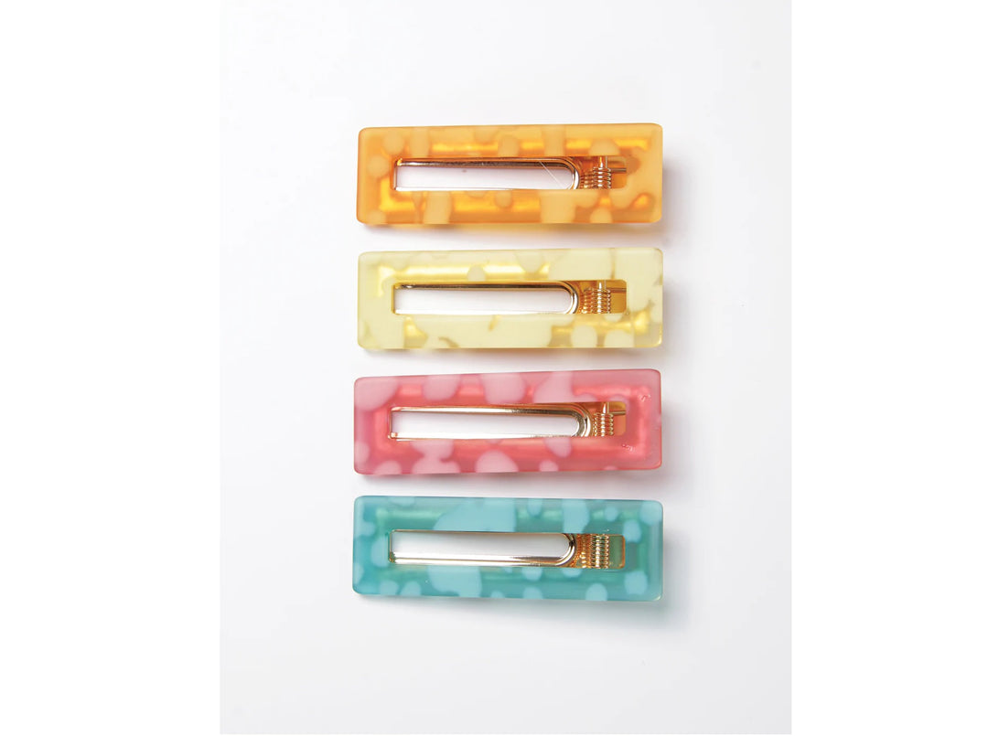 Oasis Spring Opaque Clips (4 pack)