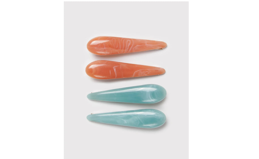 Sedona Sunrise Marbled Drop Clips (4 pack)