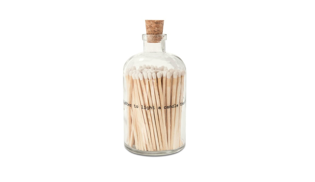 Apothecary Large Match Jar - Poetry